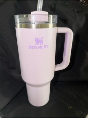 Stanley Lavender Insulated Mug with Handle and Straw